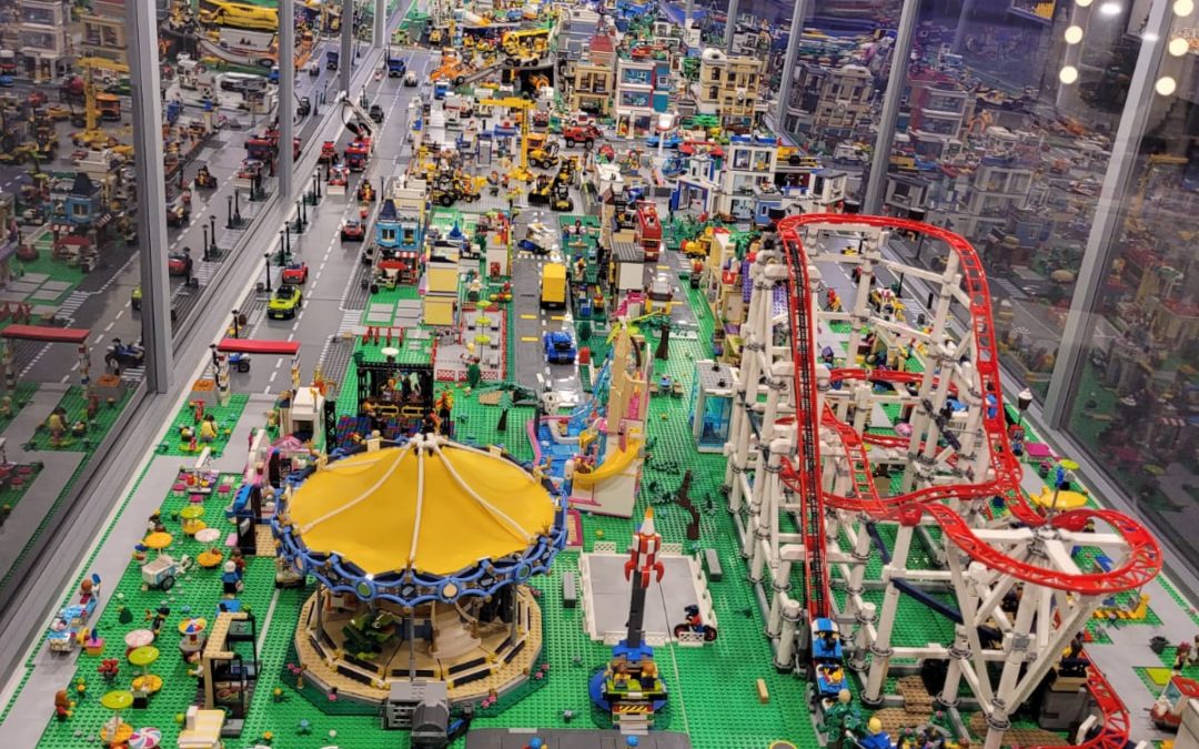 Wystawa klocków lego i 3D Trick Gallery