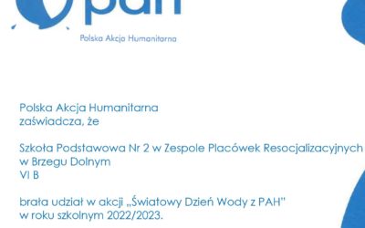 Światowy Dzień Wody z PAH